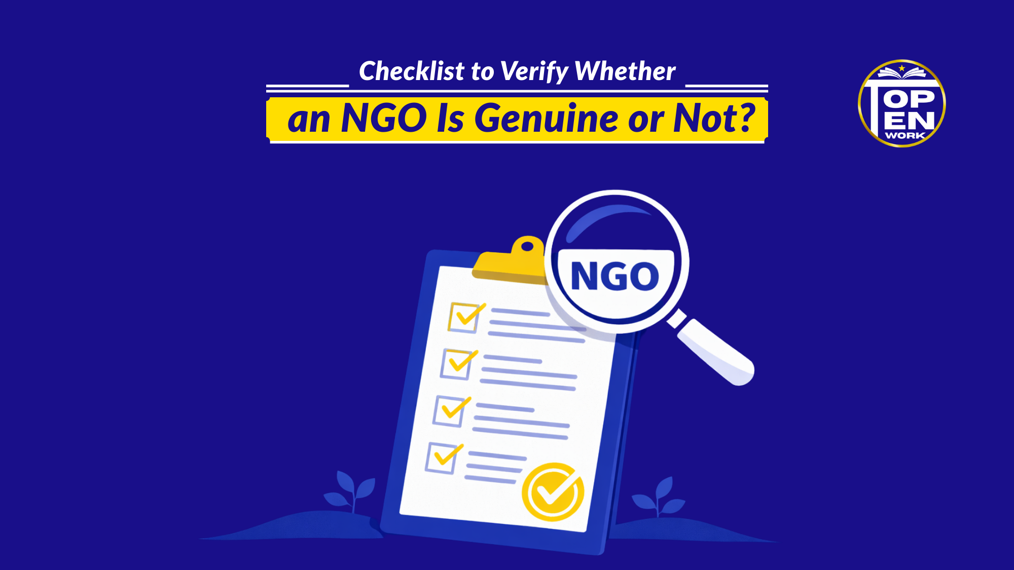 Checklist to Verify Whether an NGO Is Genuine or Not
